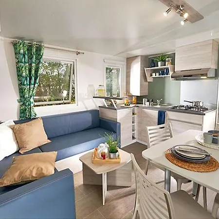 Campingplatz Mobil-home Confortable Avec Terrasse - 5 Pers. - Api-1-52-2146 Anduze